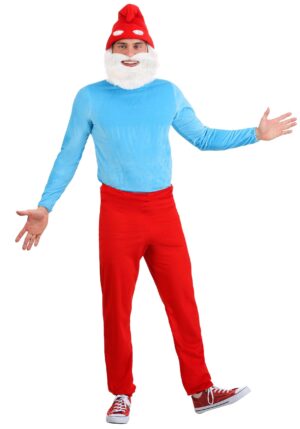 Plus Size Men's Papa Smurf Costume