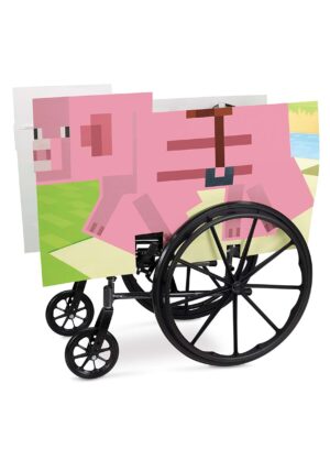 Minecraft Adaptive Wheelchair Pig Cover | Minecraft Accessories