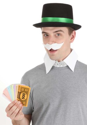 Monopoly Man Adult Costume Accessory Kit | Board Game Costumes