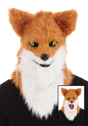 Adult Fox Mouth Mover Costume Mask | Animal Accessories