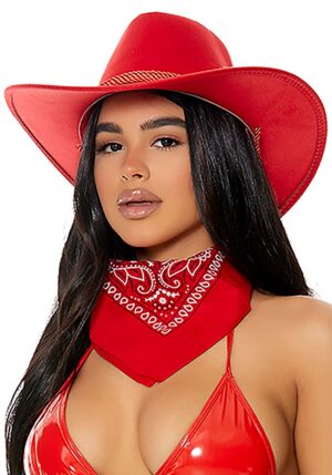 Old Town Adult Red Cowboy Costume Hat | Cowboy Accessories
