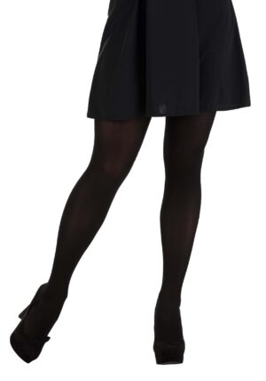 Women's Opaque Black Tights | Costume Accessory Tights