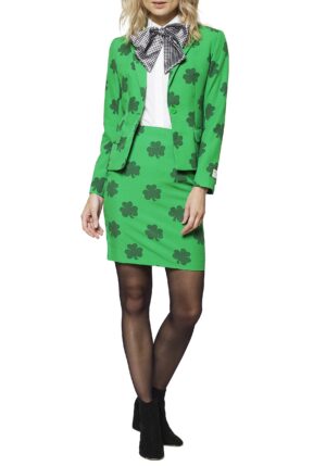 OppoSuit St. Patrick's Girl Green Women's Suit