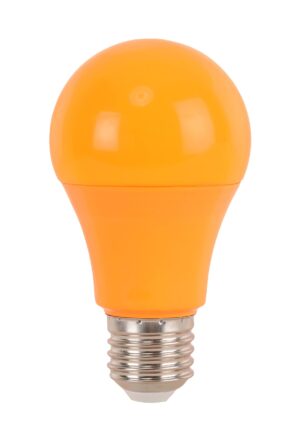 Orange Colored Indoor Light Bulb | Halloween Home Decorations