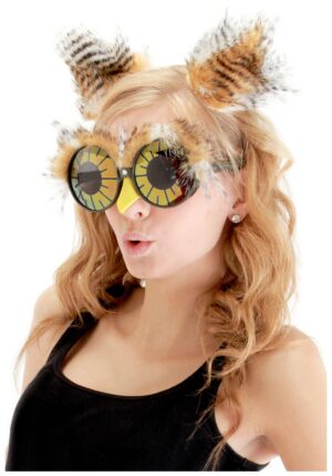 Owl Ears and Glasses Halloween Accessories