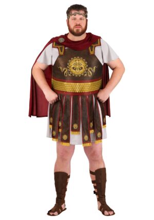 Plus Size Men's Roman Warrior Costume | Historical Costumes
