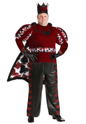 Plus Size Dark King of Hearts Men's Costume | Storybook Costumes