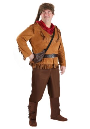 Plus Size Davy Crockett / William Clark Men's Costume | Historical Costumes