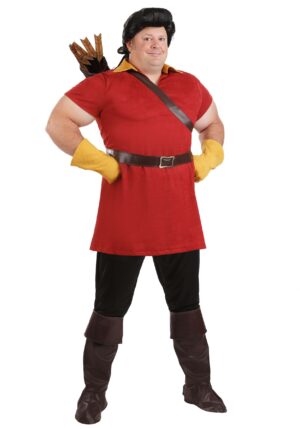 Plus Size Deluxe Disney Gaston Men's Costume | Disney Costumes