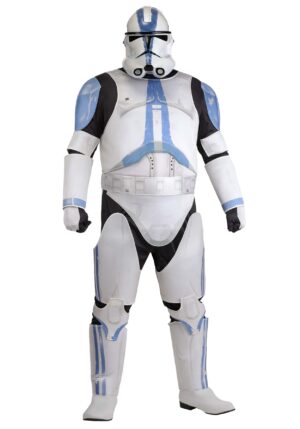 Men's Plus Size Deluxe Star Wars Clone Trooper Costume | Star Wars Costumes