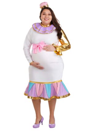 Women's Plus Size Disney Mrs. Potts Maternity Costume | Disney Costumes
