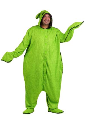 Plus Size Disney Oogie Boogie Onesie Adult Costume | Disney Costumes
