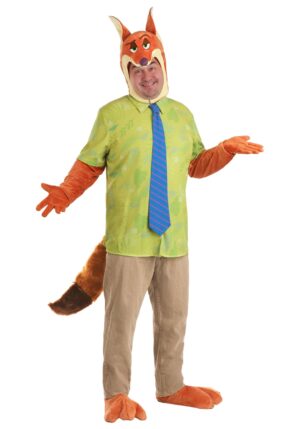 Plus Size Disney Zootopia Nick Wilde Men's Costume | Disney Costumes