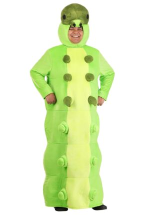 Plus Size Green Caterpillar Adult Costume | Bug Costumes