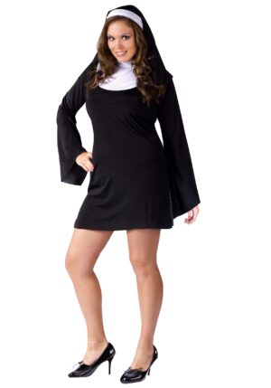 Plus Size Naughty Nun Women's Costume