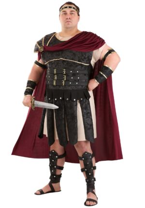 Plus Size Roman Gladiator Men's Costume | Gladiator Costumes