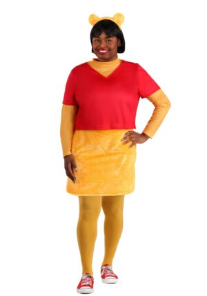 Women's Plus Size Disney Winnie the Pooh Costume Dress | Disney Costumes