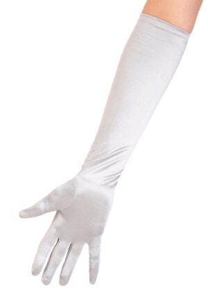 Silver Costume Gloves for Women | Flapper Accessories