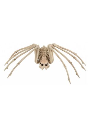 9-Inch Creepy Skeleton Spider Posable Decoration | Spider Decorations