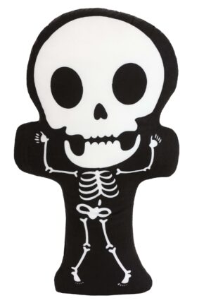 17-Inch My Squishy Skeleton Pillow | Halloween Home Decorations