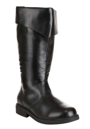 Men's Black Tall Costume Boots | Costume Boots