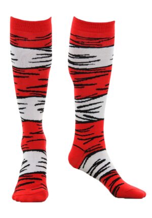 The Cat in the Hat Kid's Costume Socks | Costume Accessories