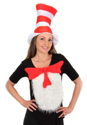 Dr. Seuss Deluxe The Cat in the Hat Costume Accessory Kit | Dr. Seuss Accessories