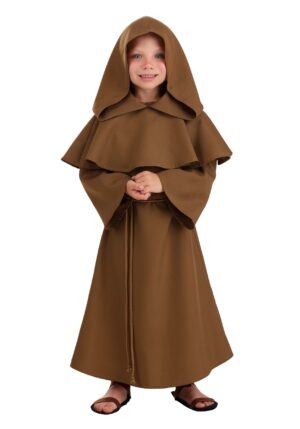 Brown Monk Robe Toddler Costume | Religious Costumes