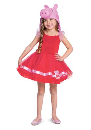 Girl's Classic Peppa Pig Tutu Toddler Costume | TV Show Costumes