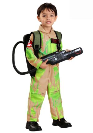 Slime-Covered Toddler Ghostbusters Costume | Ghostbusters Costumes