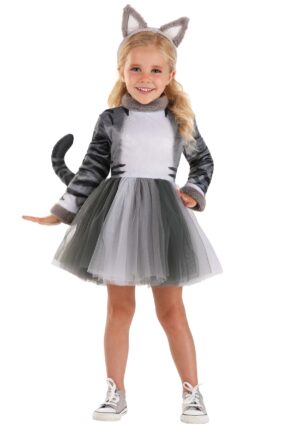 Tabby Cat Girl's Toddler Costume Dress | Kid's Cat Costumes