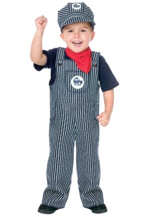 Train Engineer Boy's Toddler Costume | Kid's Uniform Costumes