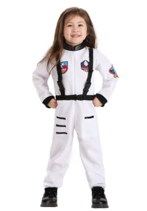 Classic Toddler White Astronaut Costume | Astronaut Costumes