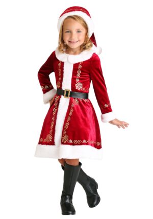 Girl's Santa Toddler Costume Dress | Santa Costumes