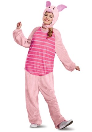 Winnie the Pooh Piglet Deluxe Costume for Adults