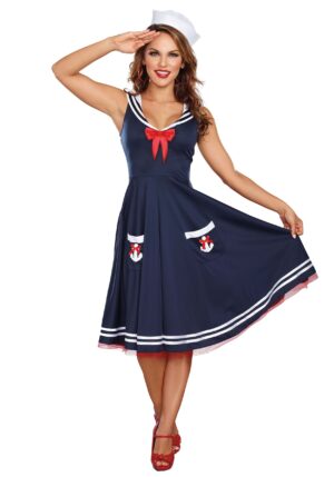 All Aboard Costume Dress for Women | Sailor Costumes
