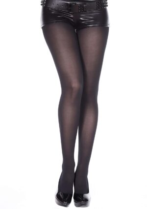 Black Opaque Women's Tights | Costume Tights