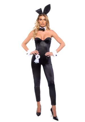 Adult Playboy Black Bunny Classic Playmate Costume | Playboy Costumes