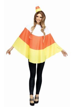 Candy Corn Women's Poncho | Candy Costumes