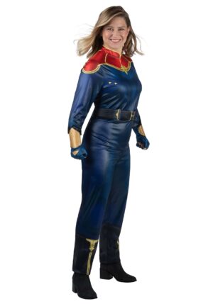 Classic Captain Marvel Women's Costume | Marvel Costumes