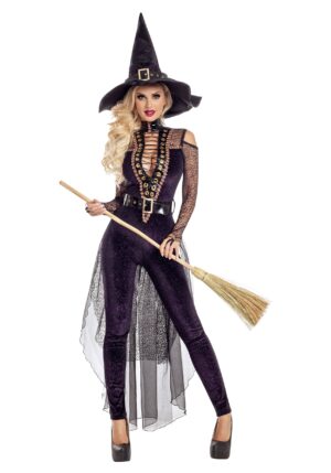Midnight Violet Witch Women's Costume