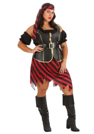 Women's Plus Size Budget Pirate Costume | Pirate Costumes