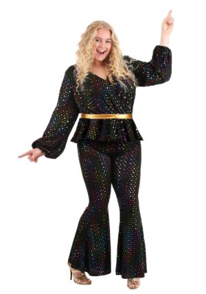 Plus Size Women's Disco Queen Costume | Disco Costumes