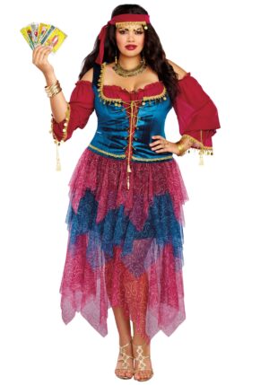 Women's Plus Size Mystical Fortune Teller Costume | Fortune Teller Costumes