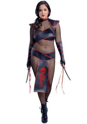 Plus Size Women's Alluring Assassin Costume | Plus Size Costumes
