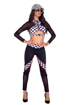 Sexy Women's Racecar Driver Costume | Uniform Costumes