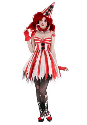 Sinister Women's Circus Clown Costume