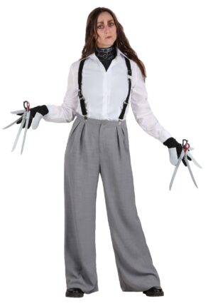Edward Scissorhands White Shirt Costume for Women | Movie Costumes
