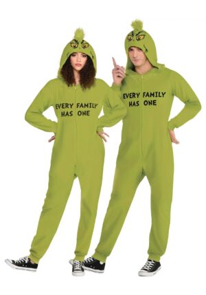 Zipster The Grinch Costume for Adults | Grinch Costumes