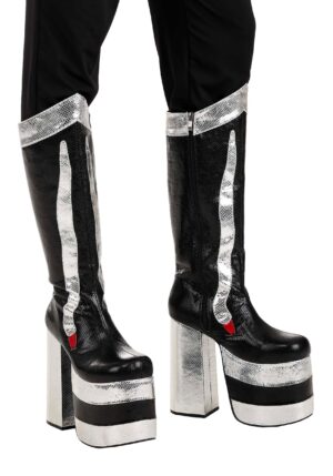 Men's KISS Catman Boots | Men's Costume Shoes